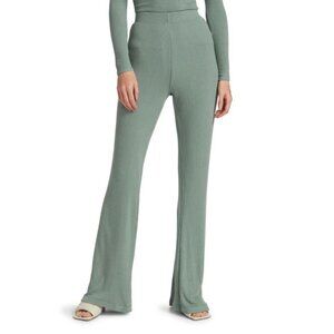 SABLYN Nari Ribbed Wide Leg Knit Pants Sage Green Size Small